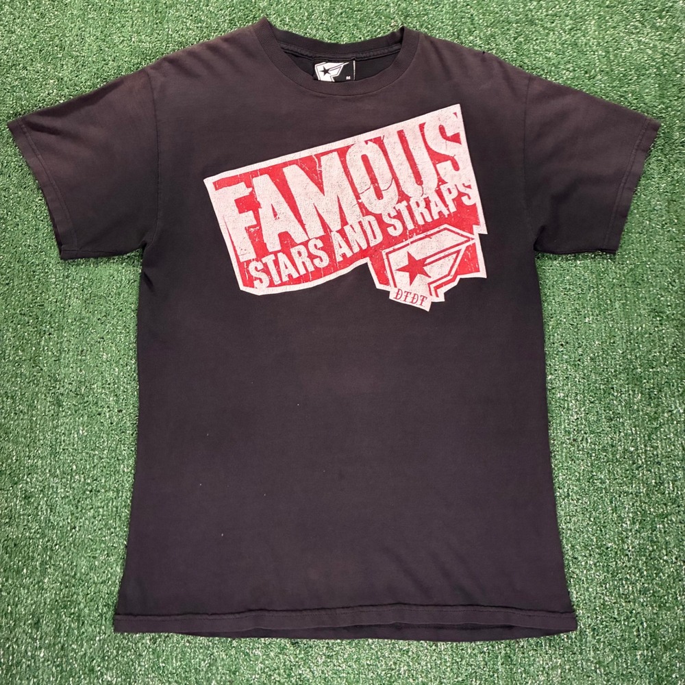 Y2K 2000's Famous Stars and Straps Graphic T-shirt